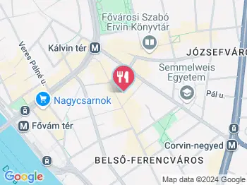 Cserfes Sziszi Péksége Budapest a térképen