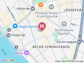 Cserje Coffee Budapest a térképen