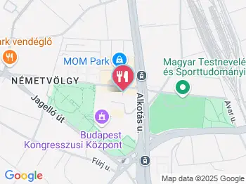 Cserpes Kiscuki - MOM Sportközpont Budapest a térképen