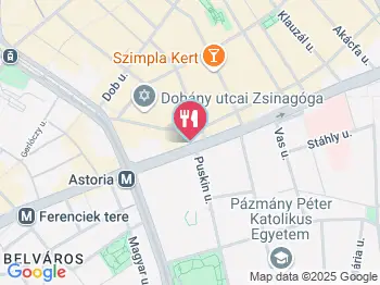 Csigabiga Rétesház Budapest a térképen