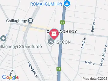 Csillaghegyi Jézus Szíve Plébánia Budapest a térképen