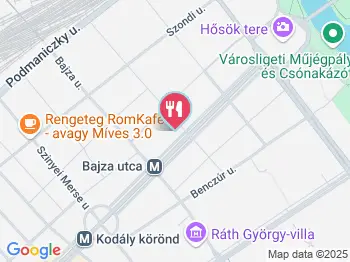 CSÓK Bisztró Budapest a térképen