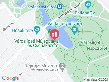 Csónakázótó Melegedő Büfé Budapest a térképen