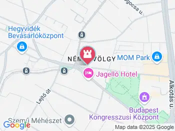 Csörsz utcai izraelita temető Budapest a térképen