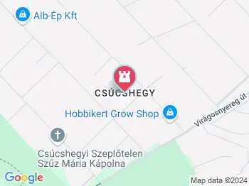 Csúcshegyi tanösvény Budapest a térképen