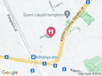 Csücsök Falatozó Budapest a térképen