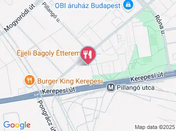 Csusza Ételbár Budapest a térképen