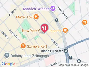 CUBE Sushi Budapest a térképen