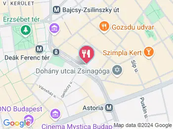 Custom House Budapest a térképen