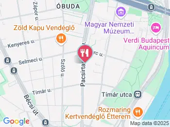 Cut & Barrel Budapest a térképen