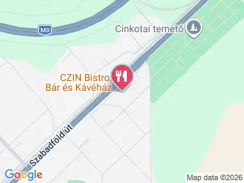 CZIN Bistro, Bár és Kávéház Budapest a térképen
