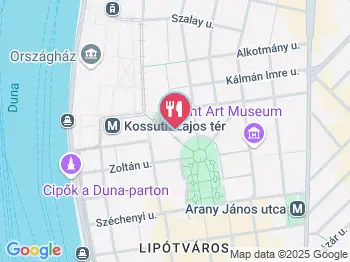 Da Mario Étterem Budapest a térképen