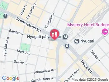 Da Pippo - Nyugati tér Budapest a térképen