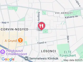 Dagoba Bisztró Budapest a térképen