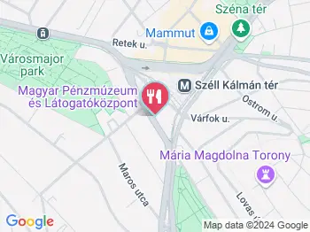 Daiga Sushi Budapest a térképen