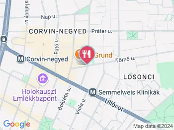 Daisuke Café & Deli Budapest a térképen