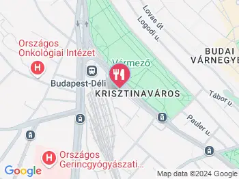 Daisuke Krisztina Budapest a térképen