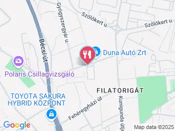 Dallas Étterem Budapest a térképen