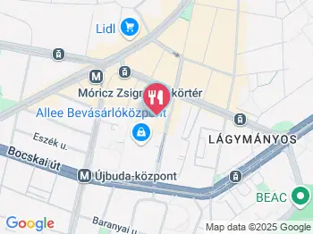 Daltissimo Kézműves Fagyizó Budapest a térképen