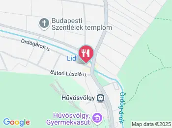 Dani Kisvendéglő Budapest a térképen