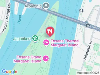 Danubius Health Spa Resort Margitsziget - Kamilla Coffee Shop Budapest a térképen