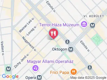 Davy Byrne's Irish Pub Budapest a térképen