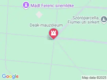 Deák-mauzóleum Budapest a térképen
