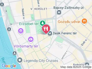 Deák St. Kitchen Budapest a térképen