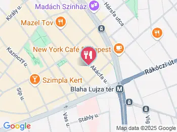 Deep Burger - Akácfa utca Budapest a térképen