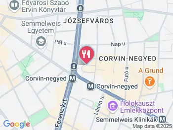 Deja Vu Kávézó Budapest a térképen