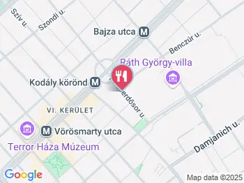 Deli Land Budapest a térképen