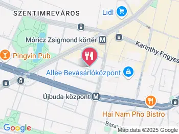 Botané Mentes Vegán Étterem Budapest a térképen