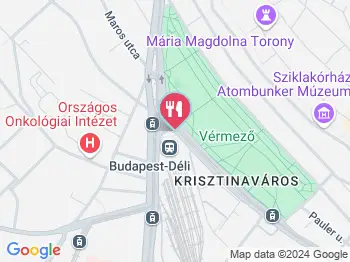 Déli Trió Pizza & Fornetti Budapest a térképen