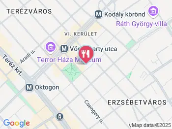 Delicious Choice Budapest a térképen