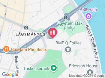 Delirest Science Park Étterem Budapest a térképen