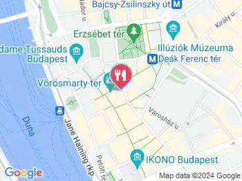 Delizia Gourmet & More - Bécsi utca Budapest a térképen