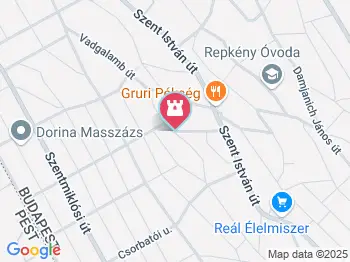 Denevér utcai barlangóvóhely Budapest a térképen