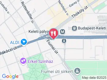 Derby Büfé Budapest a térképen