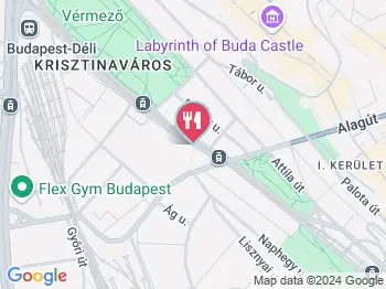 Déryné Kenyér Budapest a térképen