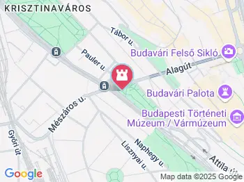 Déryné Széppataki Róza szobor Budapest a térképen