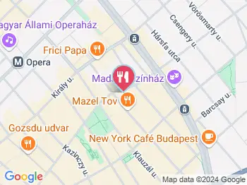 Deshi Dine Taste of Home Budapest a térképen