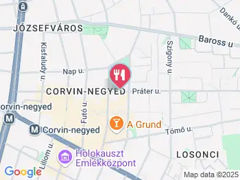 DezsőBá Falatozója Budapest a térképen