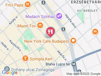 Dhaka Restaurant Budapest a térképen