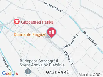 Diamante Fagyizó Budapest a térképen