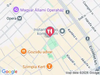 DICA Dispensa & Cantina Budapest a térképen