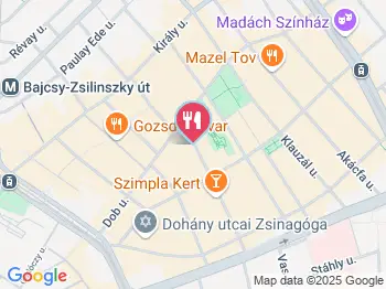 Digó Pizza - Kazinczy utca Budapest a térképen