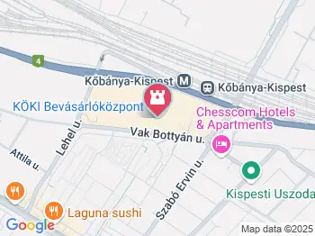 DinoPark KÖKI Budapest Budapest a térképen