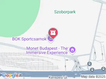 DinóVerzum Budapest a térképen