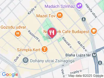 Pastano Trattoria Budapest a térképen