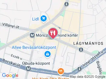 Dödölléző Budapest a térképen